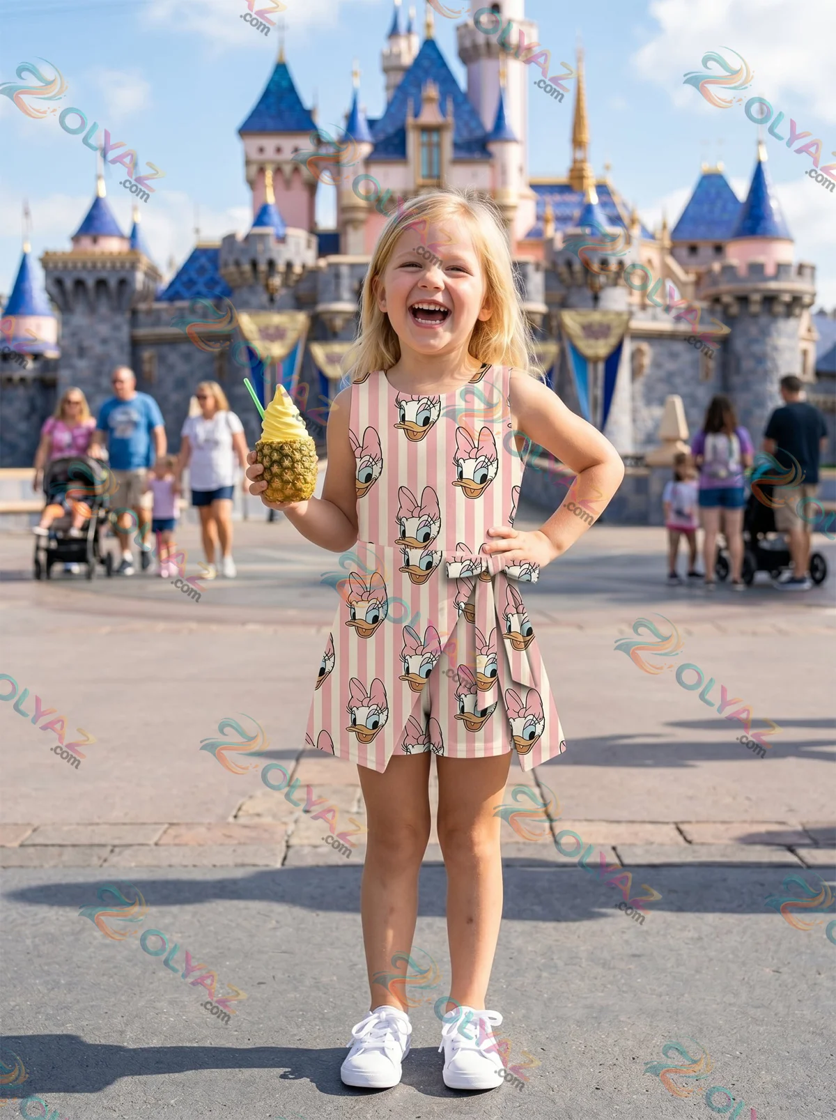 Daisy Duck Athletic Dress - Tennis Dress Skirt, Disney Tennis Skort For Women Daisy Duck Athletic Dress - Tennis Dress Skirt, Disney Tennis Skort For Women
