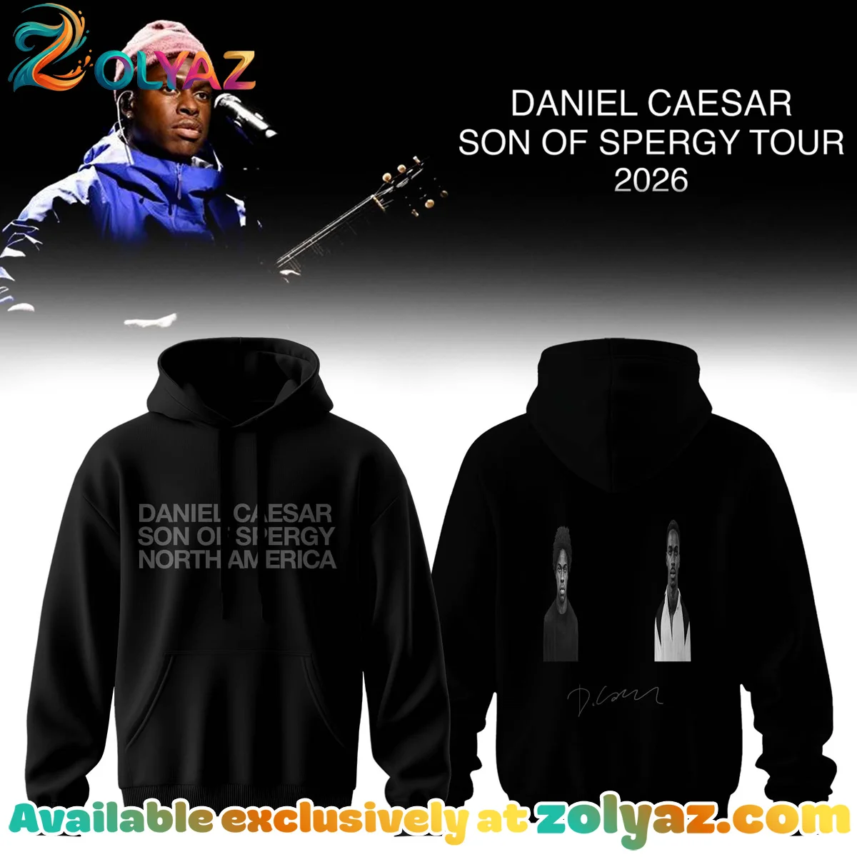 Daniel Caesar Son of Spergy Tour T-Shirt & Hoodie [Drop 1]