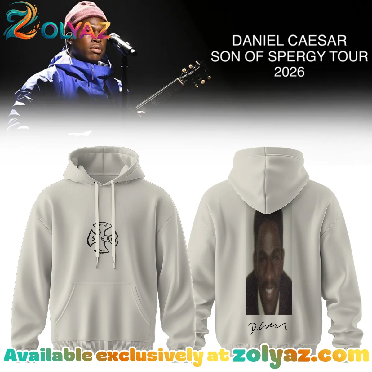 Daniel Caesar Son of Spergy Tour T-Shirt & Hoodie [Batch 2]