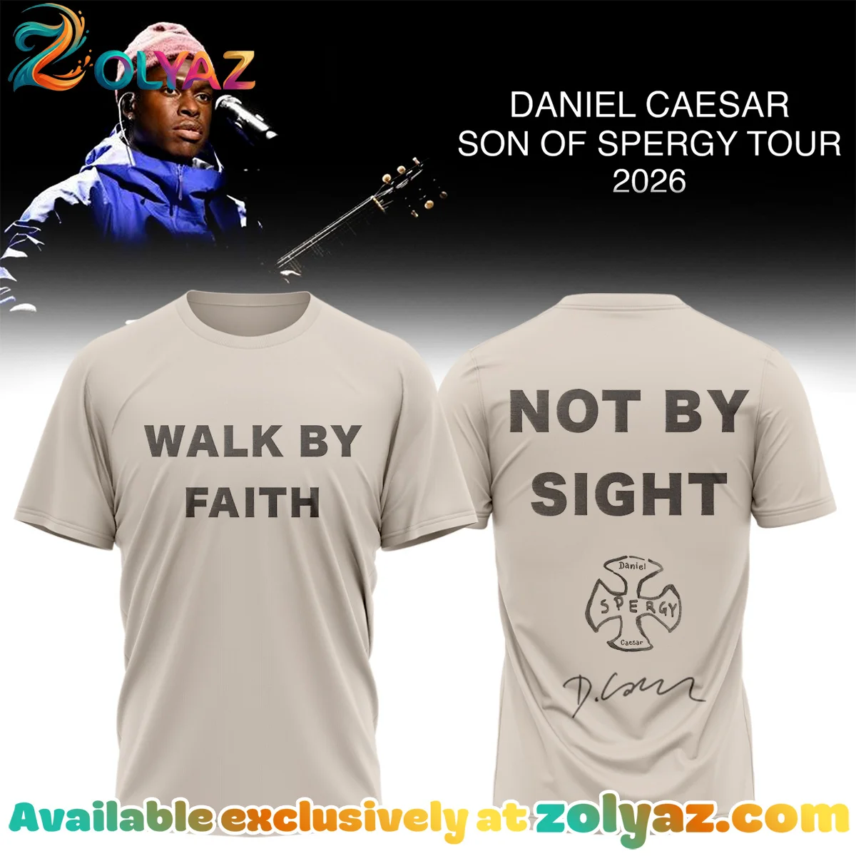 Daniel Caesar Son of Spergy Tour T-Shirt & Hoodie [Batch 1]