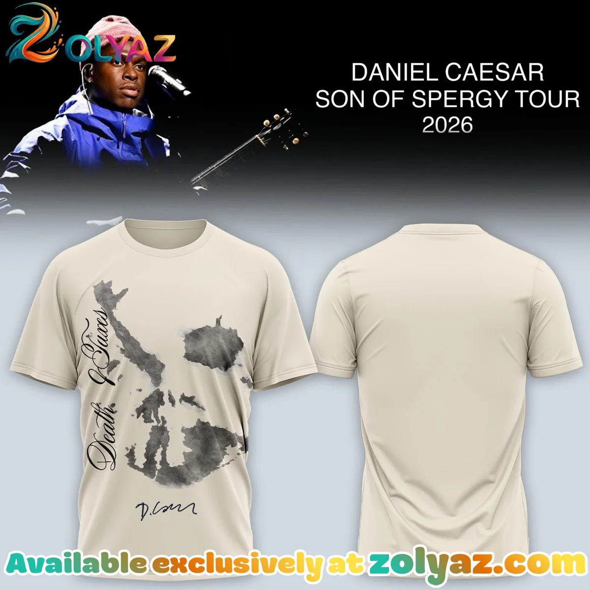 Daniel Caesar Son of Spergy Tour Shirt & Hoodie [Batch 6]