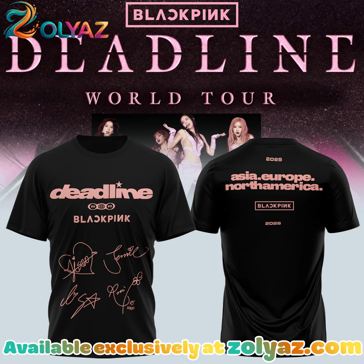Deadline World Tour Signature T-Shirt & Hoodie - Series 7