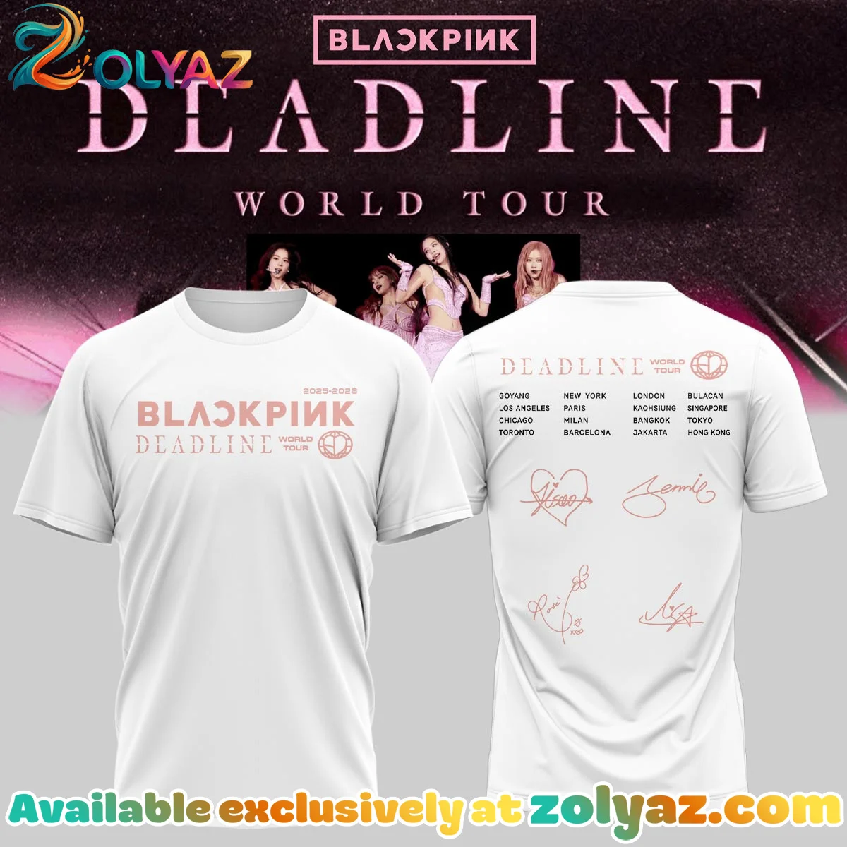 Deadline World Tour Signature T-Shirt & Hoodie [Drop 9]
