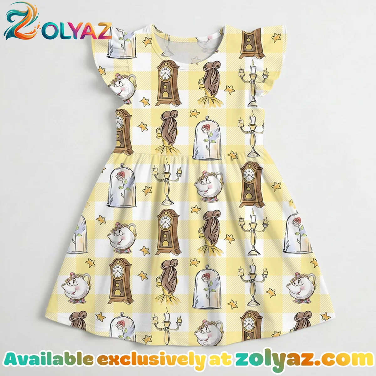 Beauty and the Beast Skater Dress - Variant 2 Beauty and the Beast Skater Dress - Variant 2