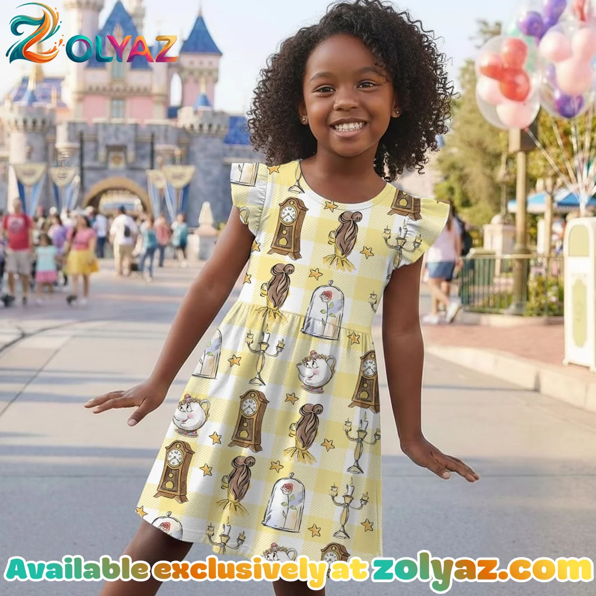 Beauty and the Beast Skater Dress - Variant 2 Beauty and the Beast Skater Dress - Variant 2