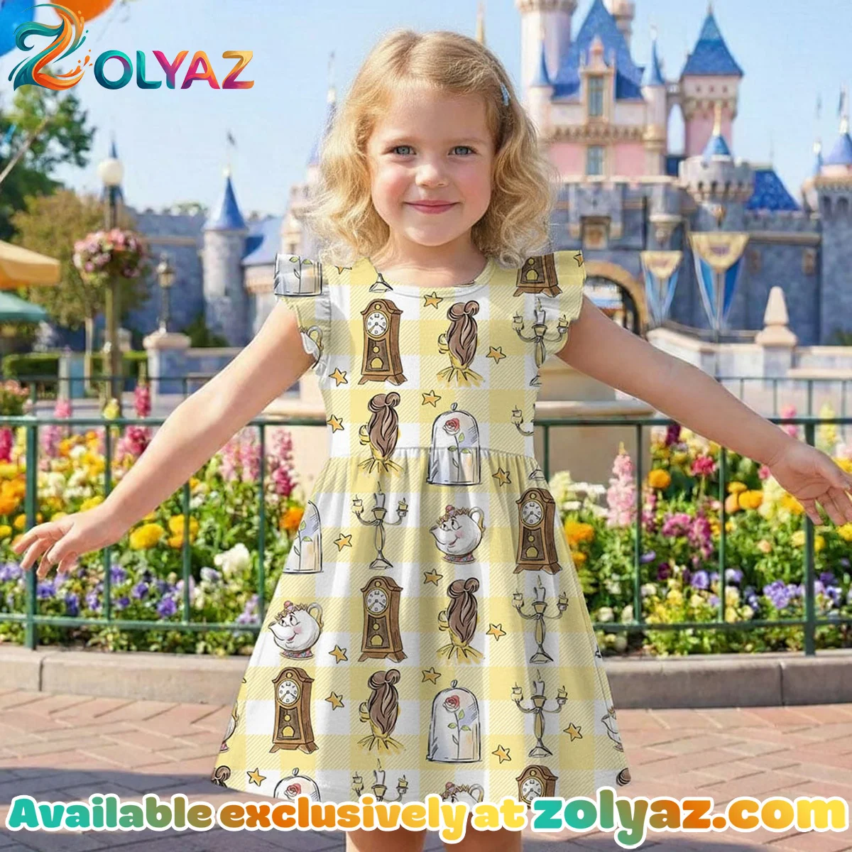 Beauty and the Beast Skater Dress - Variant 2 Beauty and the Beast Skater Dress - Variant 2