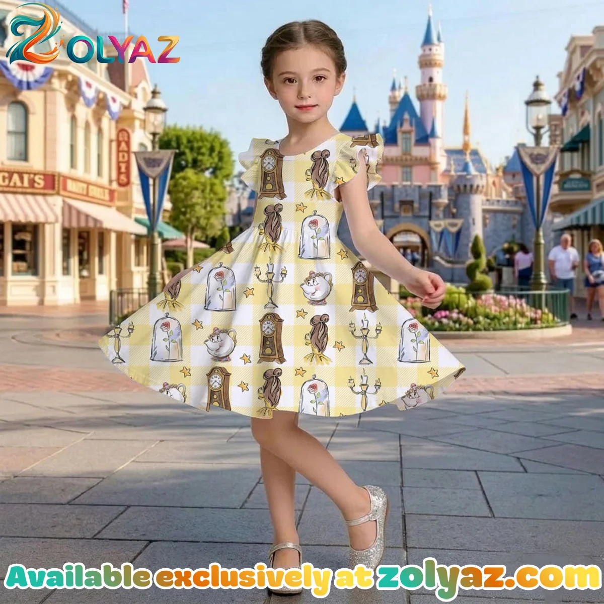 Beauty and the Beast Skater Dress - Variant 2 Beauty and the Beast Skater Dress - Variant 2