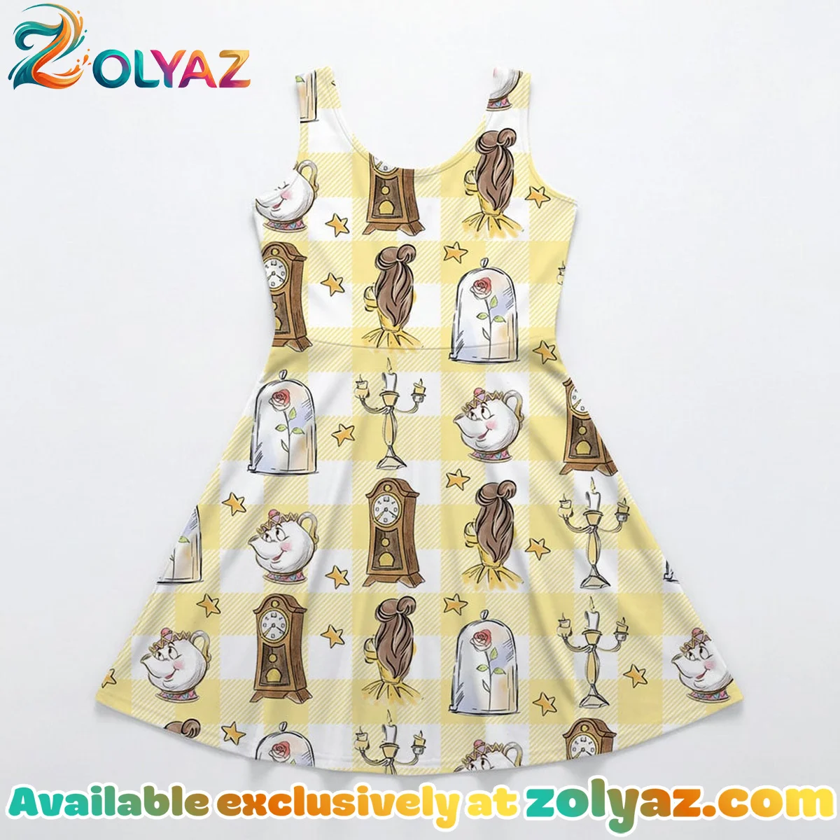 Beauty and the Beast Skater Dress - Variant 2 Beauty and the Beast Skater Dress - Variant 2