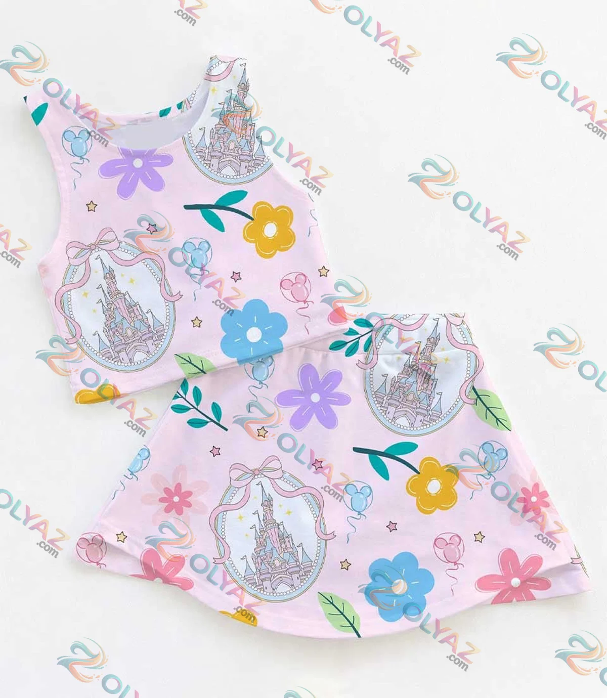 Disney Castle, Coquette Bow Dress Set