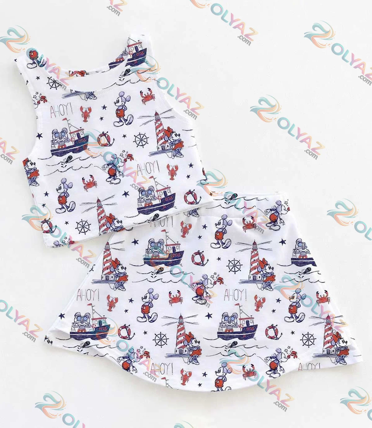 Disney Cruise Mickey & Friends Dress Set