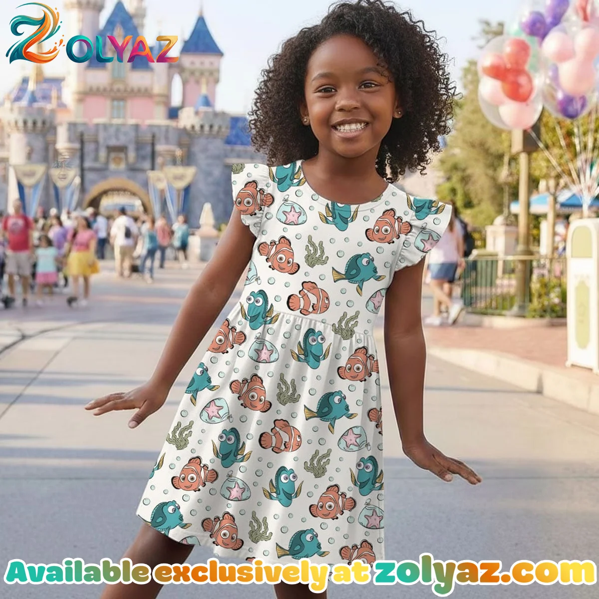 Disney Finding Nemo Skater Dress - Variant 1 Disney Finding Nemo Skater Dress - Variant 1