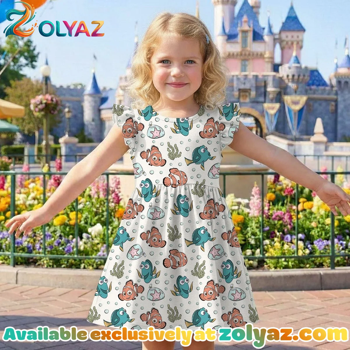 Disney Finding Nemo Skater Dress - Variant 1 Disney Finding Nemo Skater Dress - Variant 1