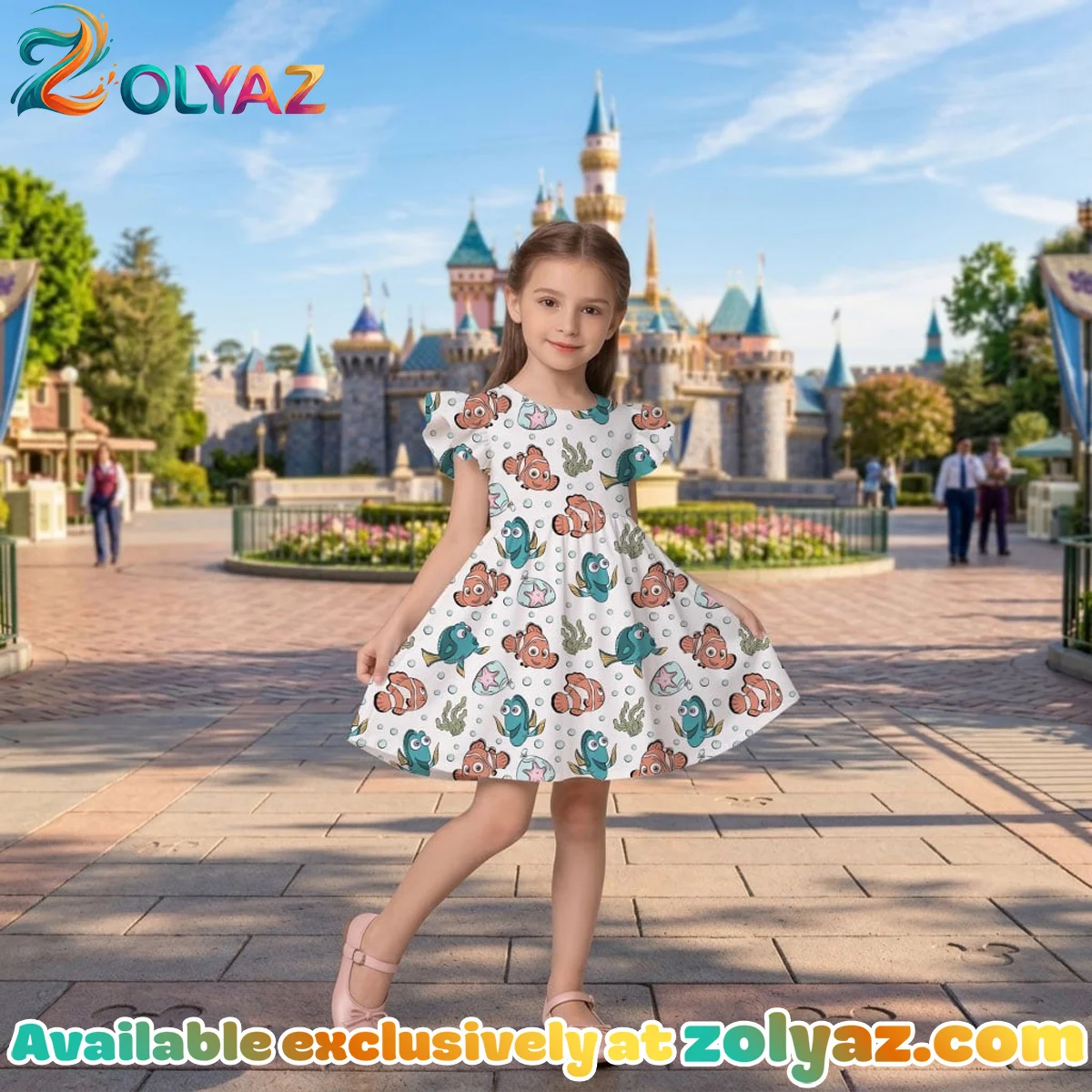 Disney Finding Nemo Skater Dress - Variant 1 Disney Finding Nemo Skater Dress - Variant 1