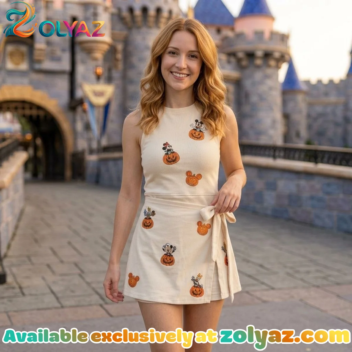 Disney Halloween Athletic Dress - Tennis Dress Skirt, Disney Park Vacation Outfit, Mickey Friends Halloween Skort Dress Disney Halloween Athletic Dress - Tennis Dress Skirt, Disney Park Vacation Outfit, Mickey Friends Halloween Skort Dress