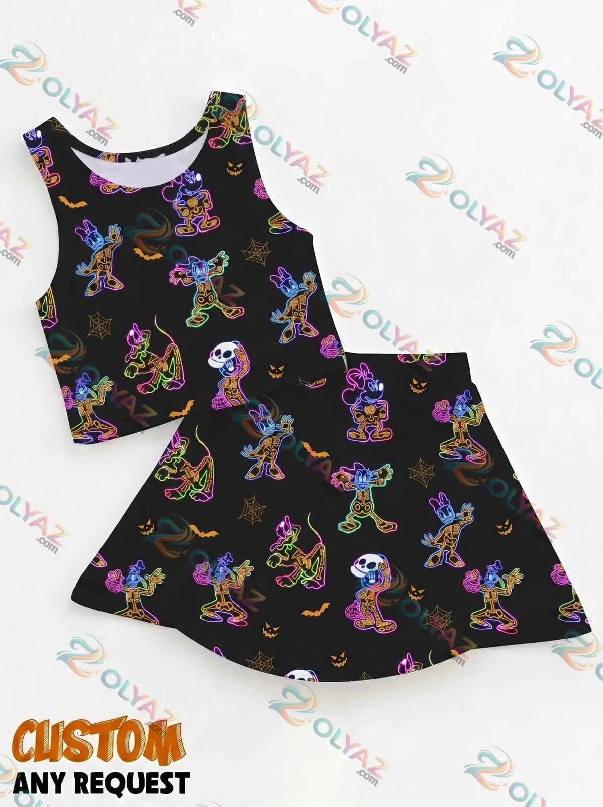 Disney Halloween Mickey & Friends Dress Set (Design 1)