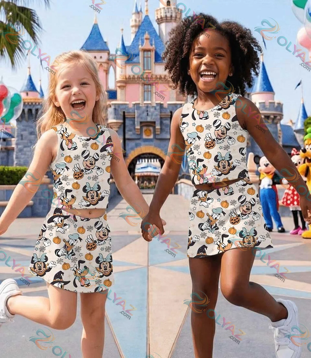 Disney Halloween Mickey Dress Set Disney Halloween Mickey Dress Set