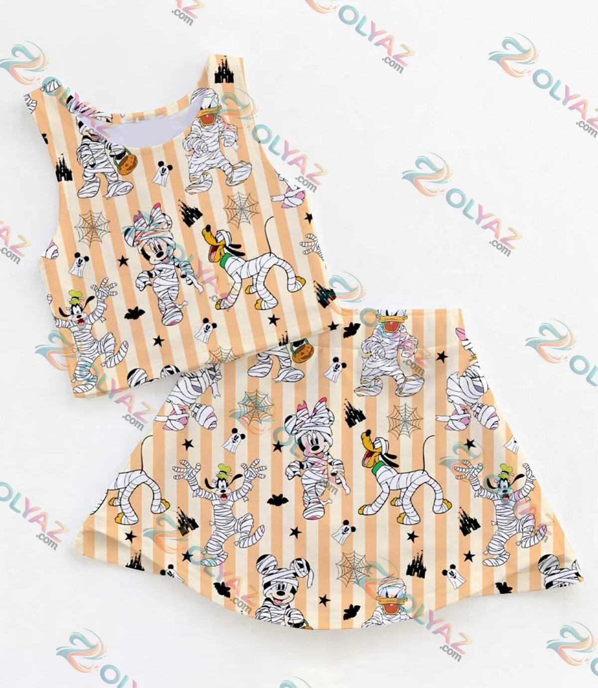Disney Halloween Mummy Friends Dress Set