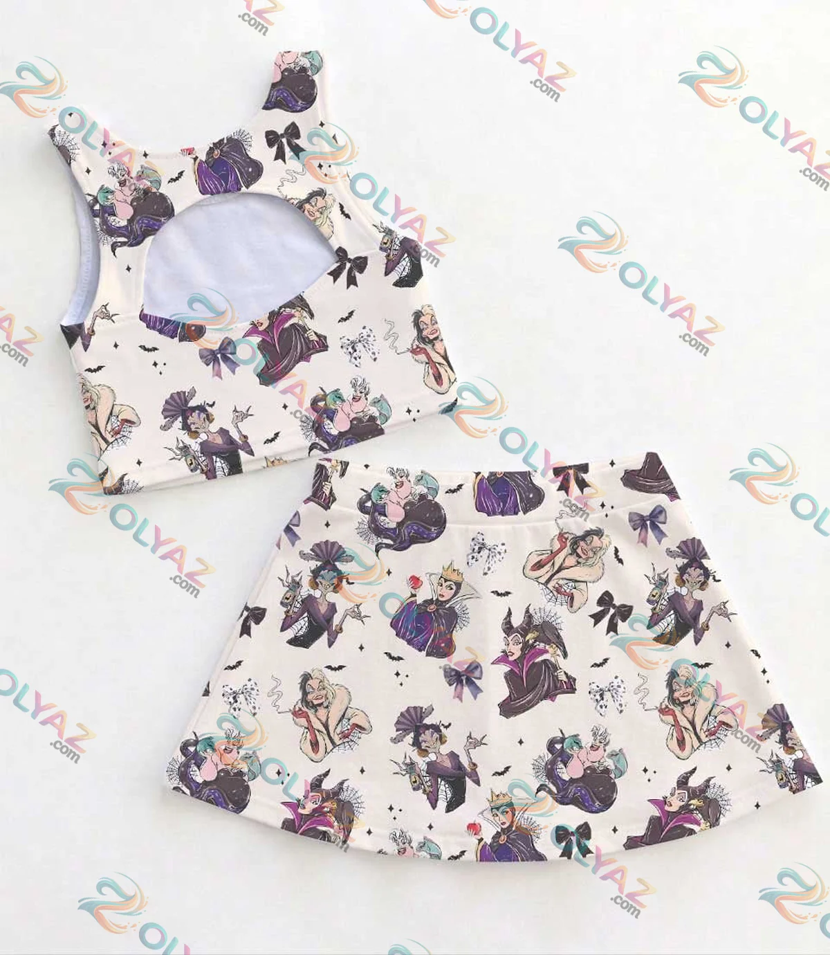 Disney Halloween Villains Maleficent Ursula Cruella Evil Queen Dress Set Disney Halloween Villains Maleficent Ursula Cruella Evil Queen Dress Set