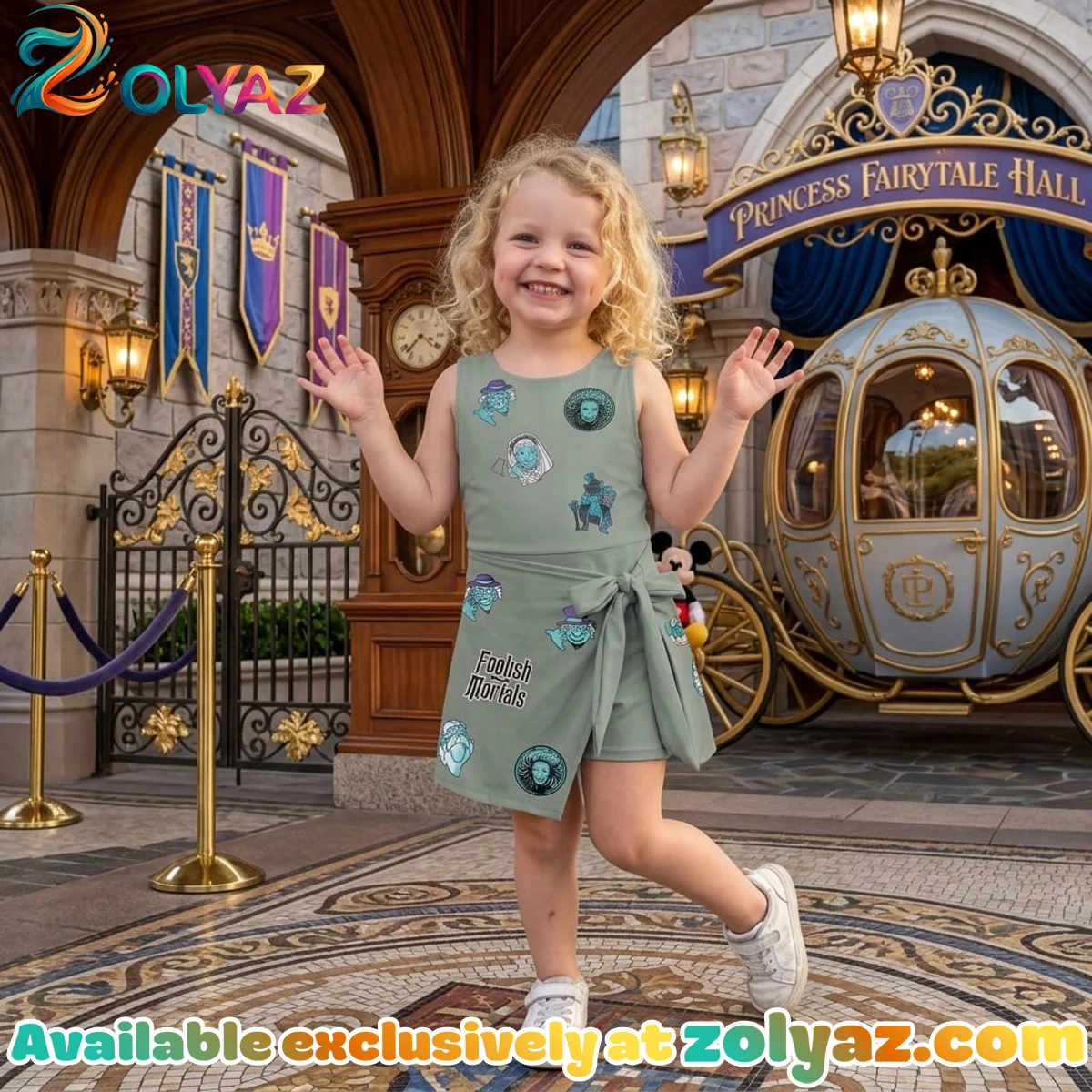 Disney Haunted Mansion Athletic Dress - Tennis Dress Skirt, Foolish Mortals Halloween Party Outfit Disney Haunted Mansion Athletic Dress - Tennis Dress Skirt, Foolish Mortals Halloween Party Outfit