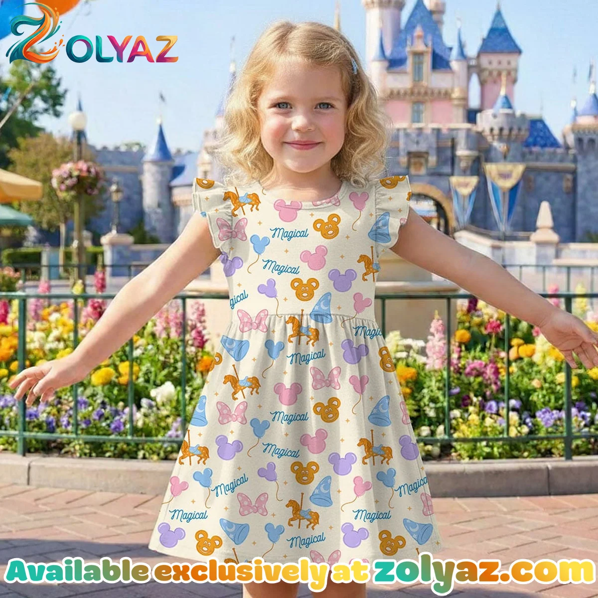 Disney Magical Castle Skater Dress Disney Magical Castle Skater Dress