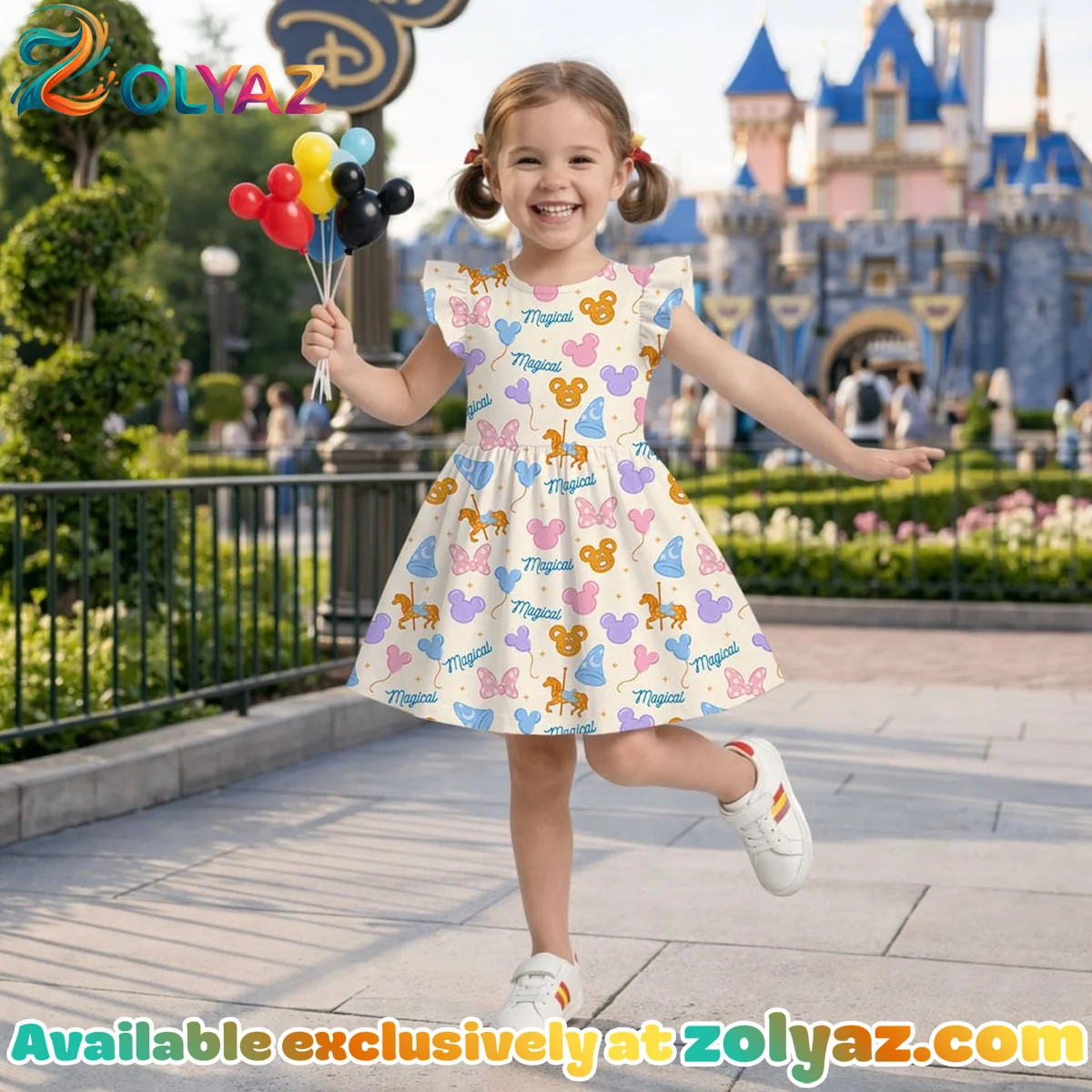 Disney Magical Castle Skater Dress Disney Magical Castle Skater Dress