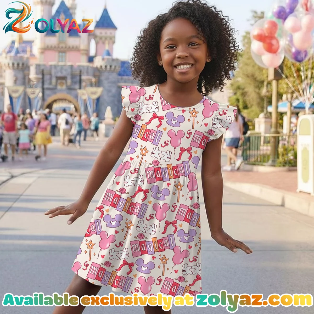 Disney Magical Character Skater Dress Disney Magical Character Skater Dress