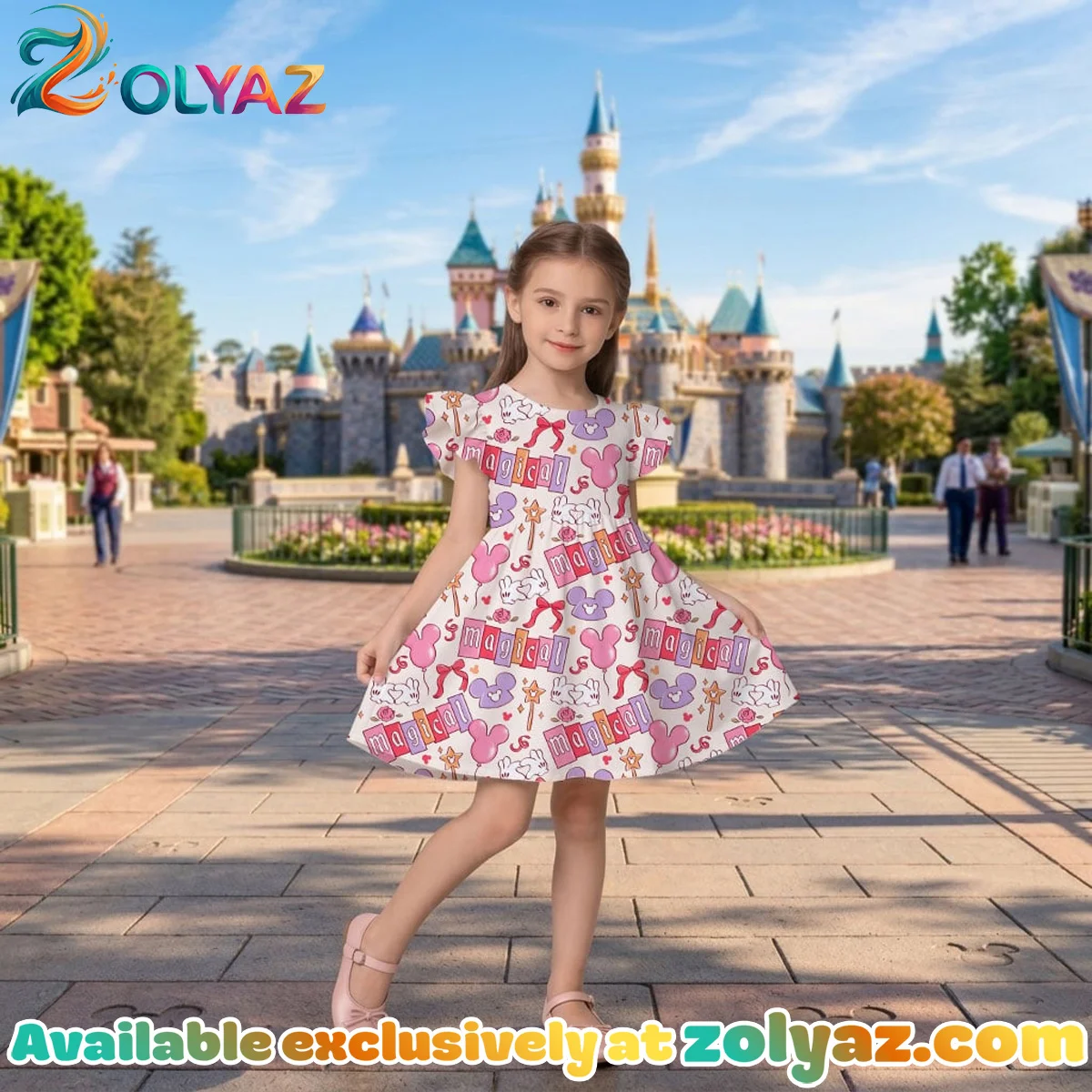 Disney Magical Character Skater Dress Disney Magical Character Skater Dress