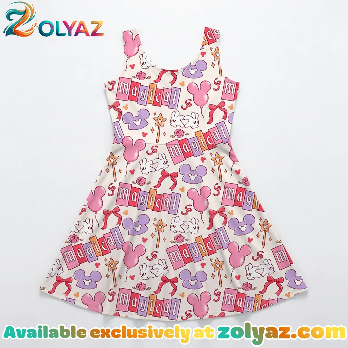 Disney Magical Character Skater Dress Disney Magical Character Skater Dress