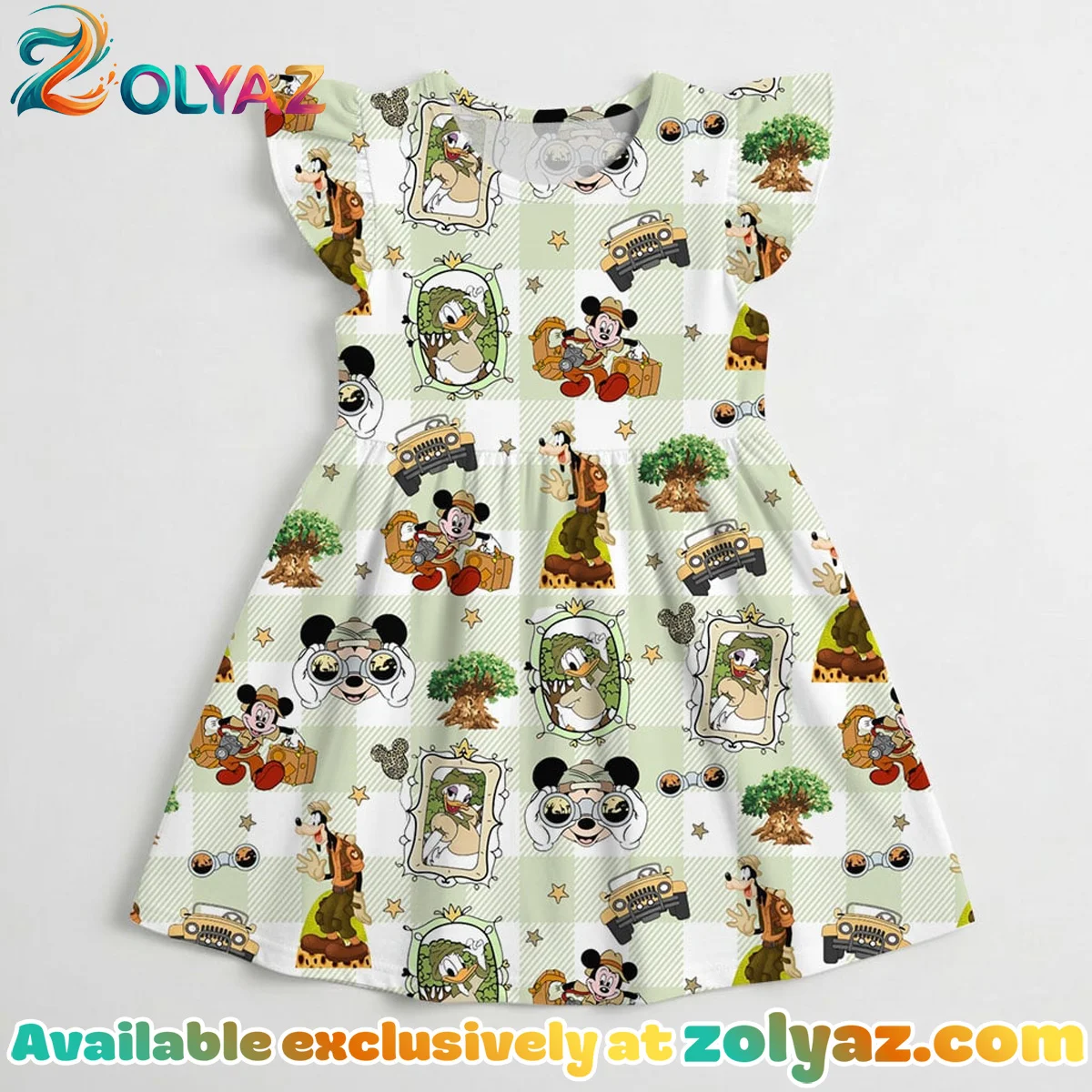 Disney Mickey And Friends Skater Dress (Design 2) Disney Mickey And Friends Skater Dress (Design 2)