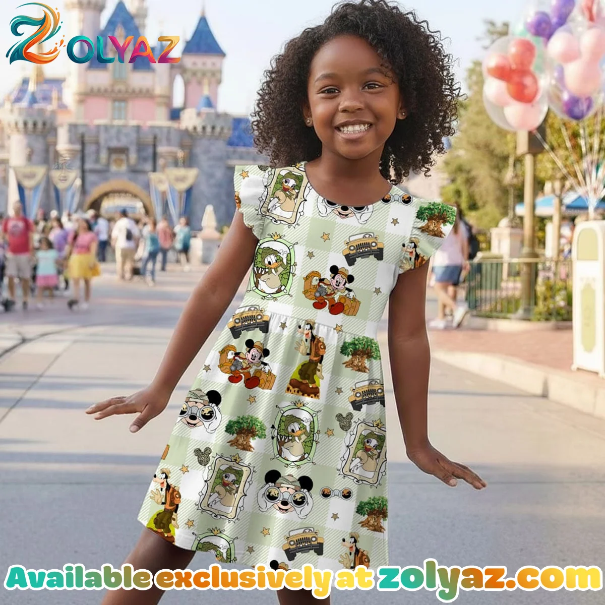 Disney Mickey And Friends Skater Dress (Design 2) Disney Mickey And Friends Skater Dress (Design 2)