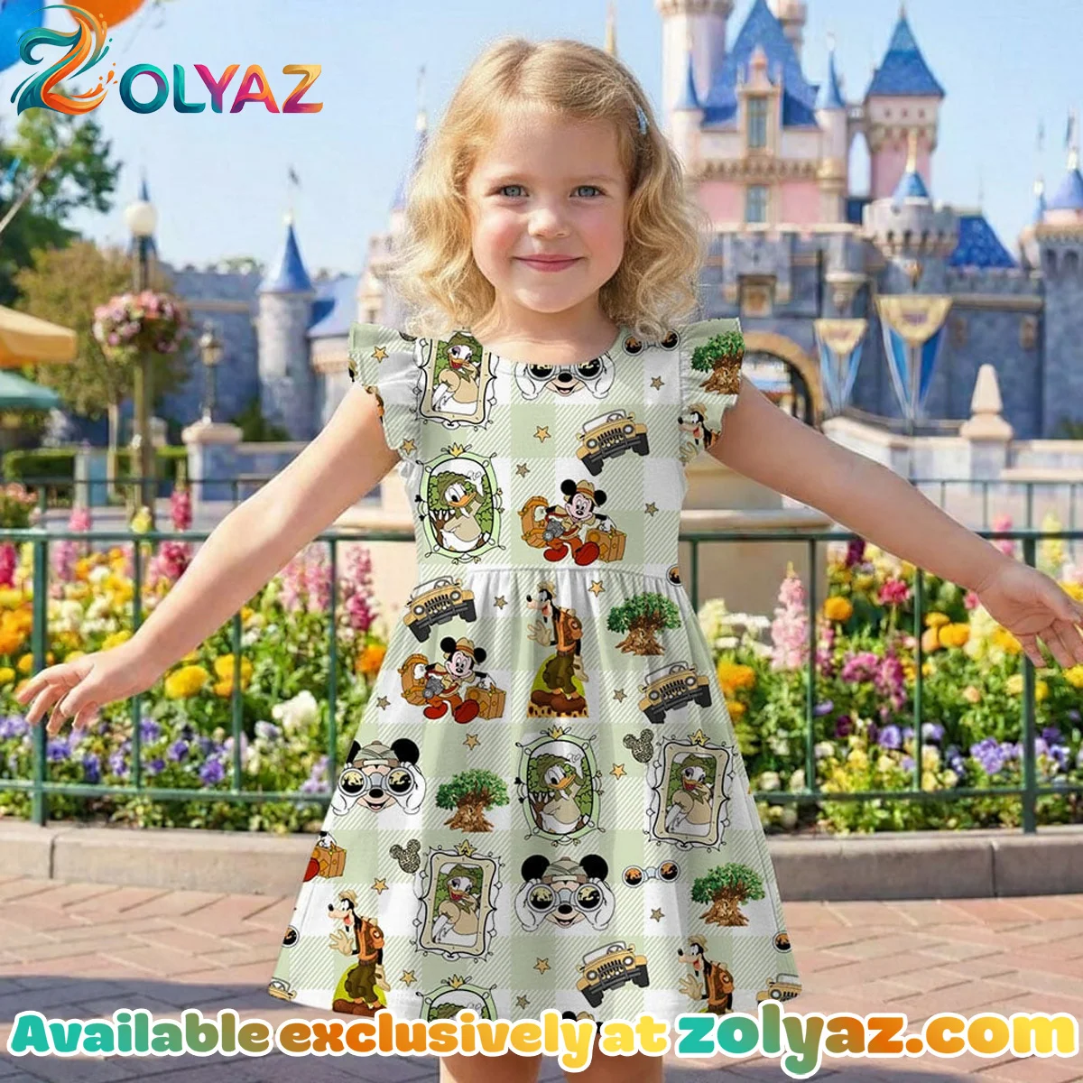 Disney Mickey And Friends Skater Dress (Design 2) Disney Mickey And Friends Skater Dress (Design 2)