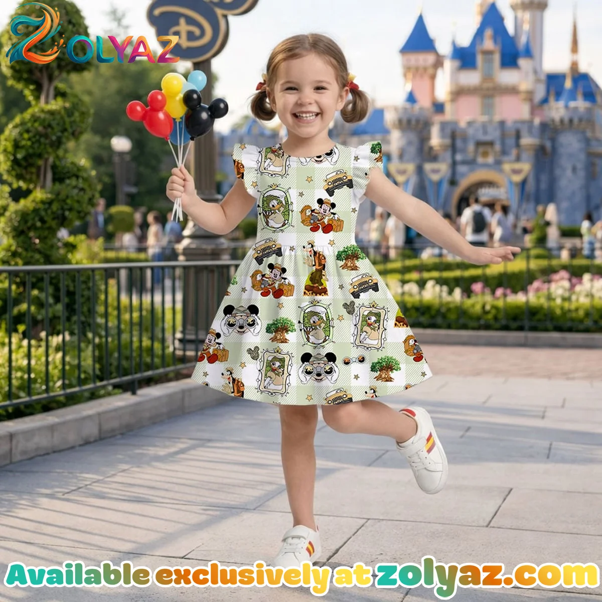 Disney Mickey And Friends Skater Dress (Design 2) Disney Mickey And Friends Skater Dress (Design 2)