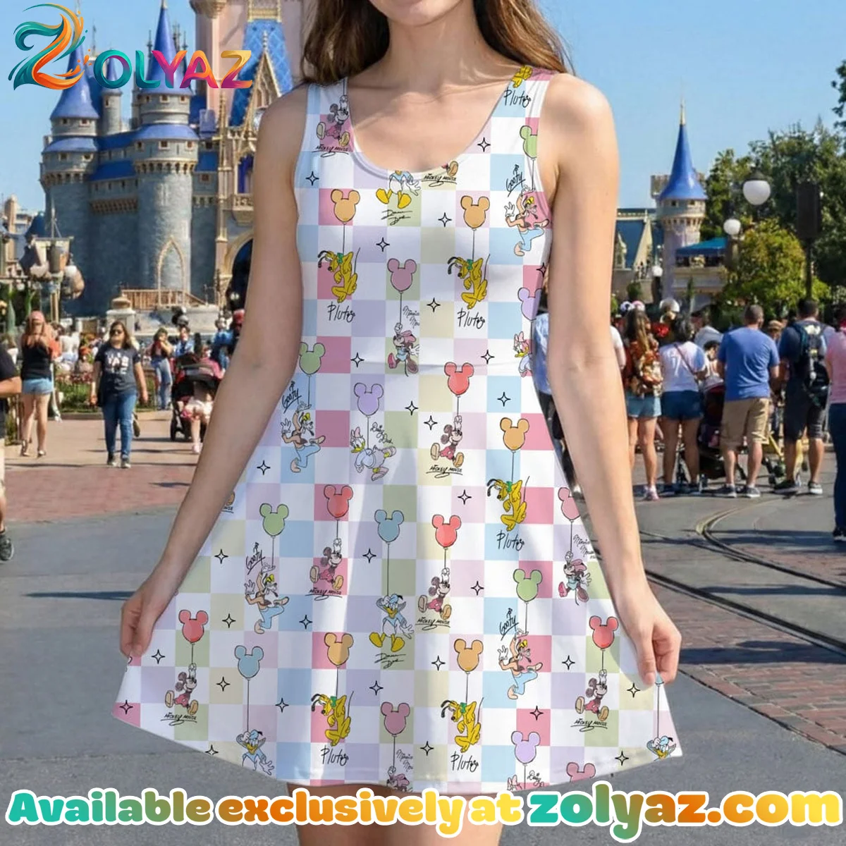 Disney Mickey And Friends Skater Dress - Part 4 Disney Mickey And Friends Skater Dress - Part 4