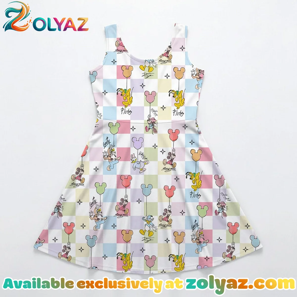 Disney Mickey And Friends Skater Dress - Part 4 Disney Mickey And Friends Skater Dress - Part 4