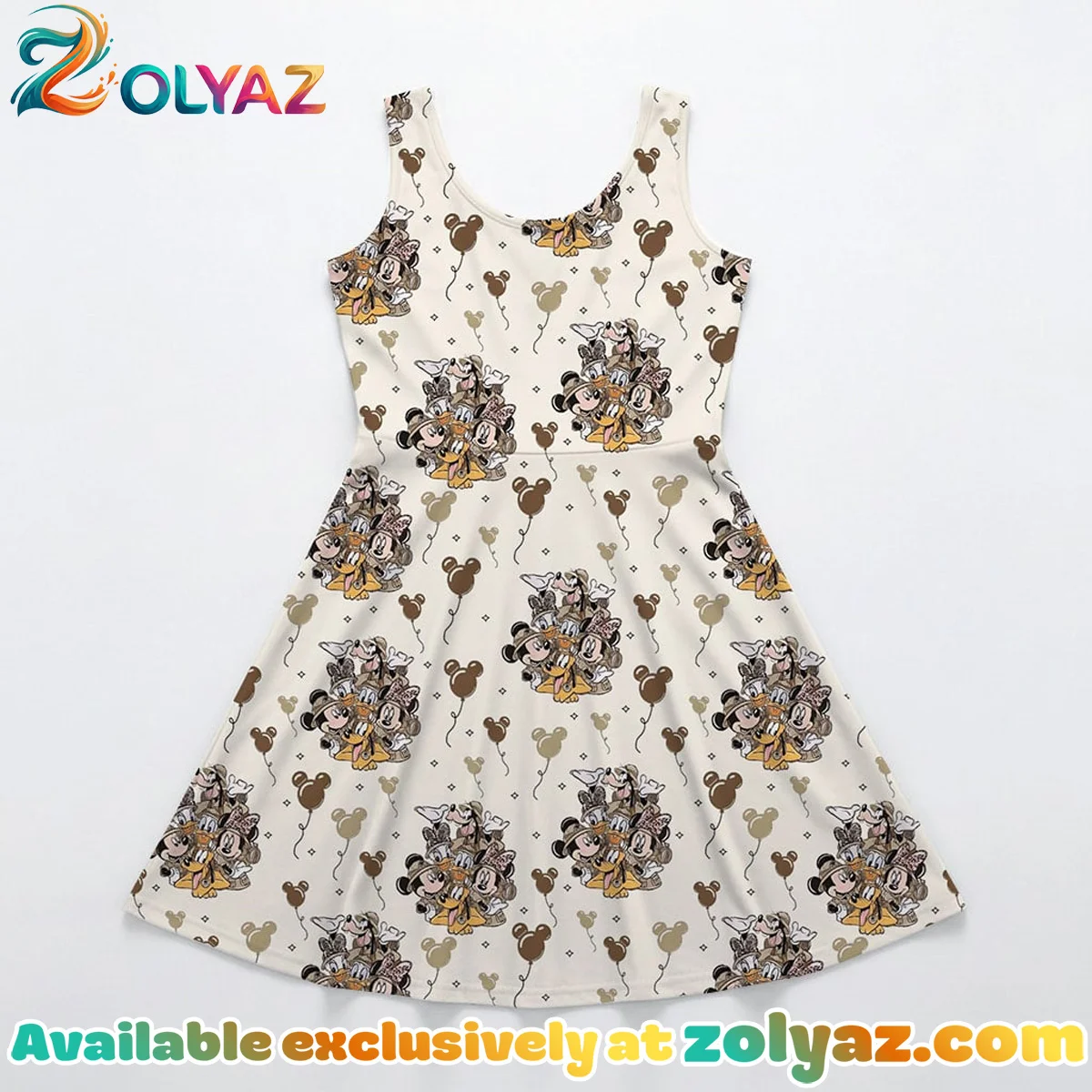 Disney Mickey And Friends Explorer Skater Dress Disney Mickey And Friends Explorer Skater Dress