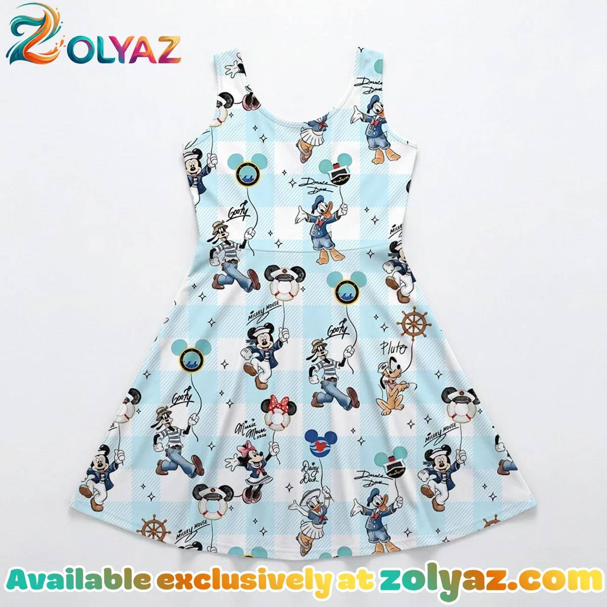 Disney Mickey And Friends Sailor Skater Dress Disney Mickey And Friends Sailor Skater Dress