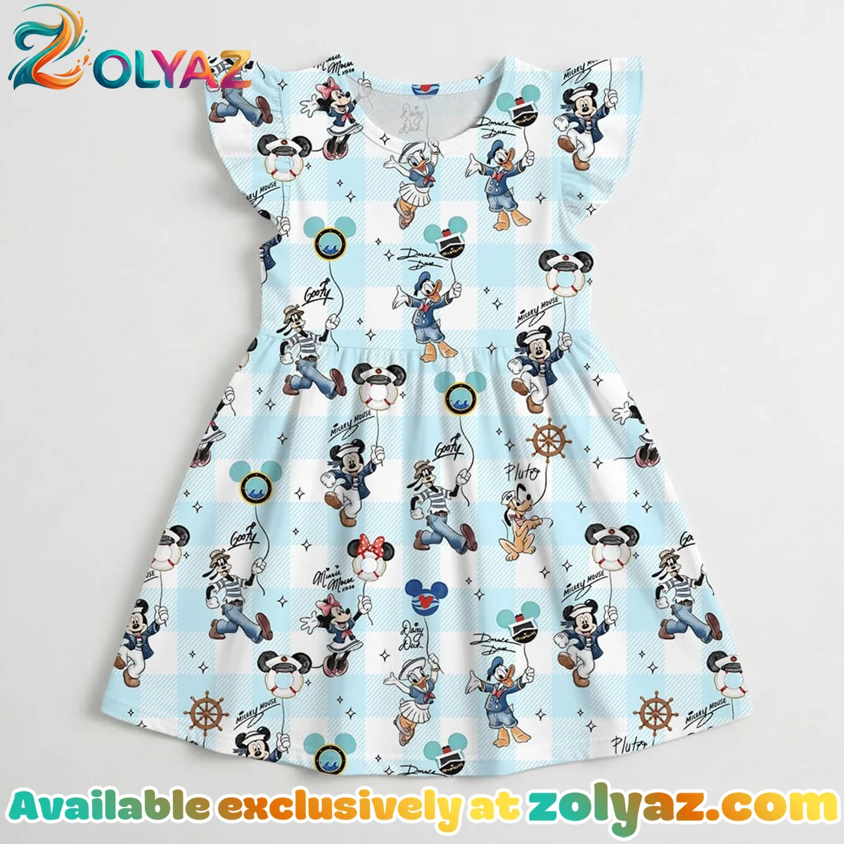 Disney Mickey And Friends Sailor Skater Dress Disney Mickey And Friends Sailor Skater Dress