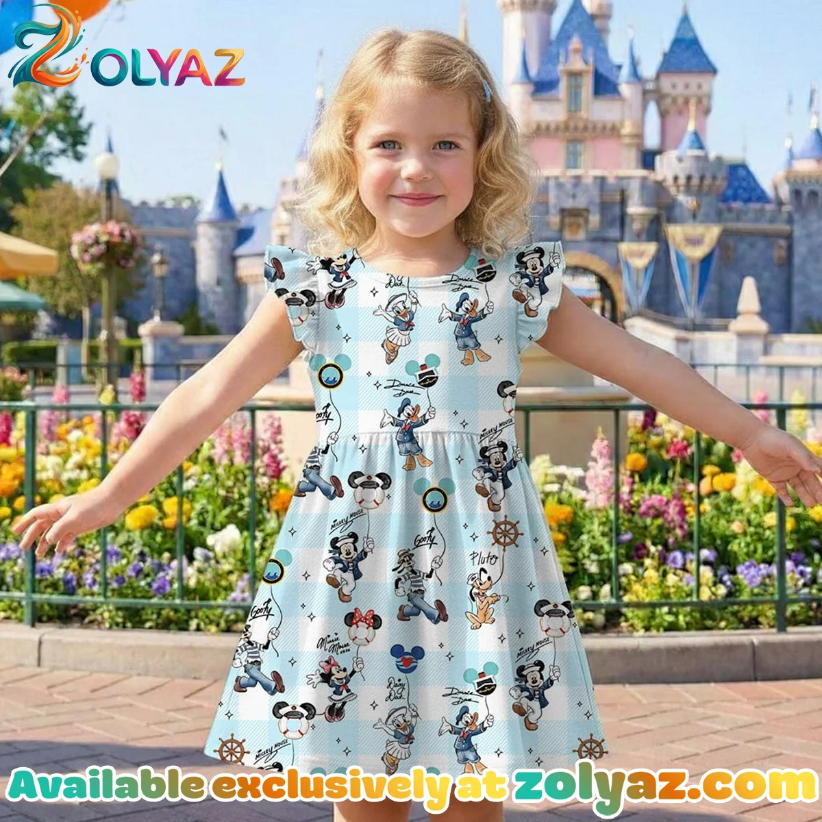 Disney Mickey And Friends Sailor Skater Dress Disney Mickey And Friends Sailor Skater Dress