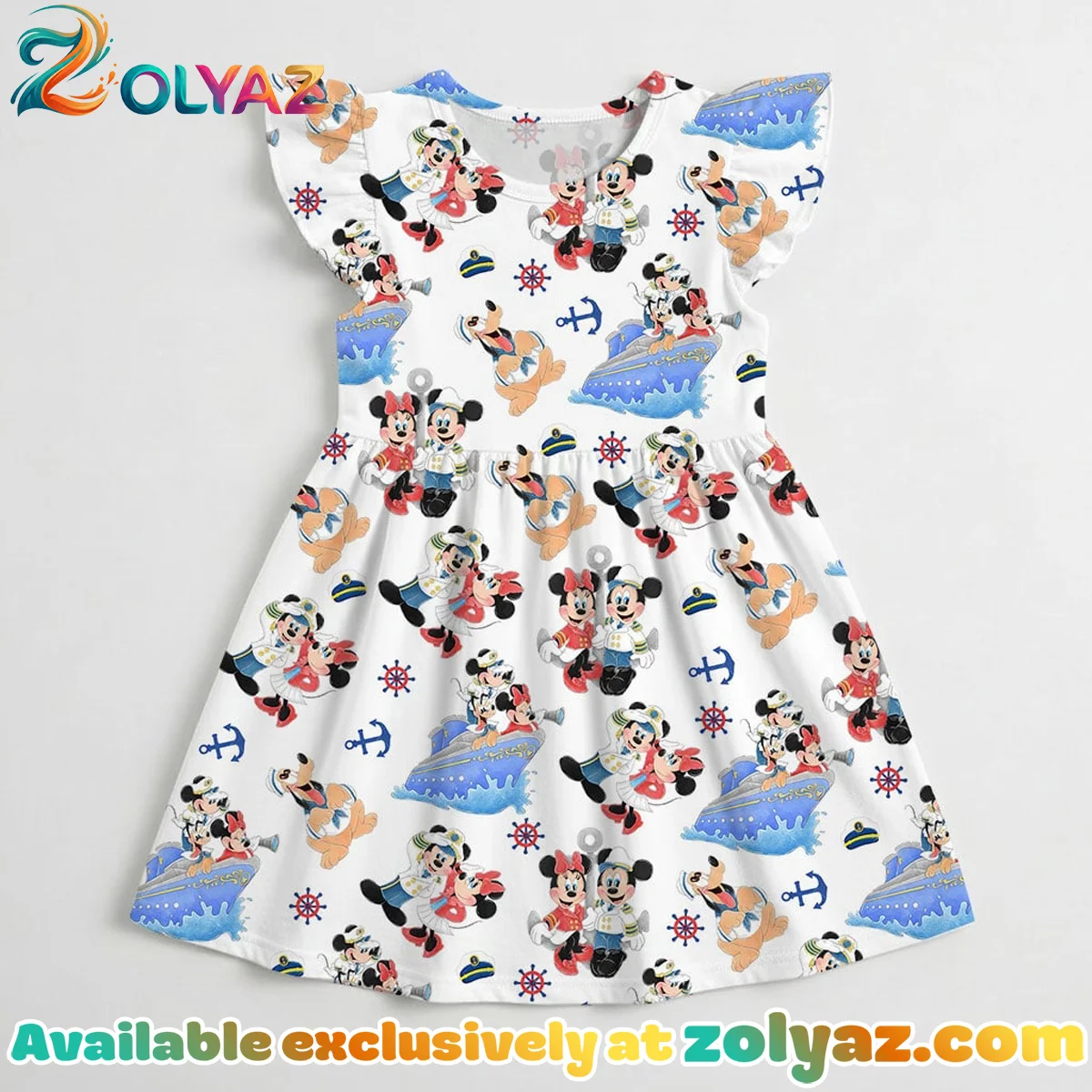 Disney Mickey And Minnie Sailing Skater Dress Disney Mickey And Minnie Sailing Skater Dress