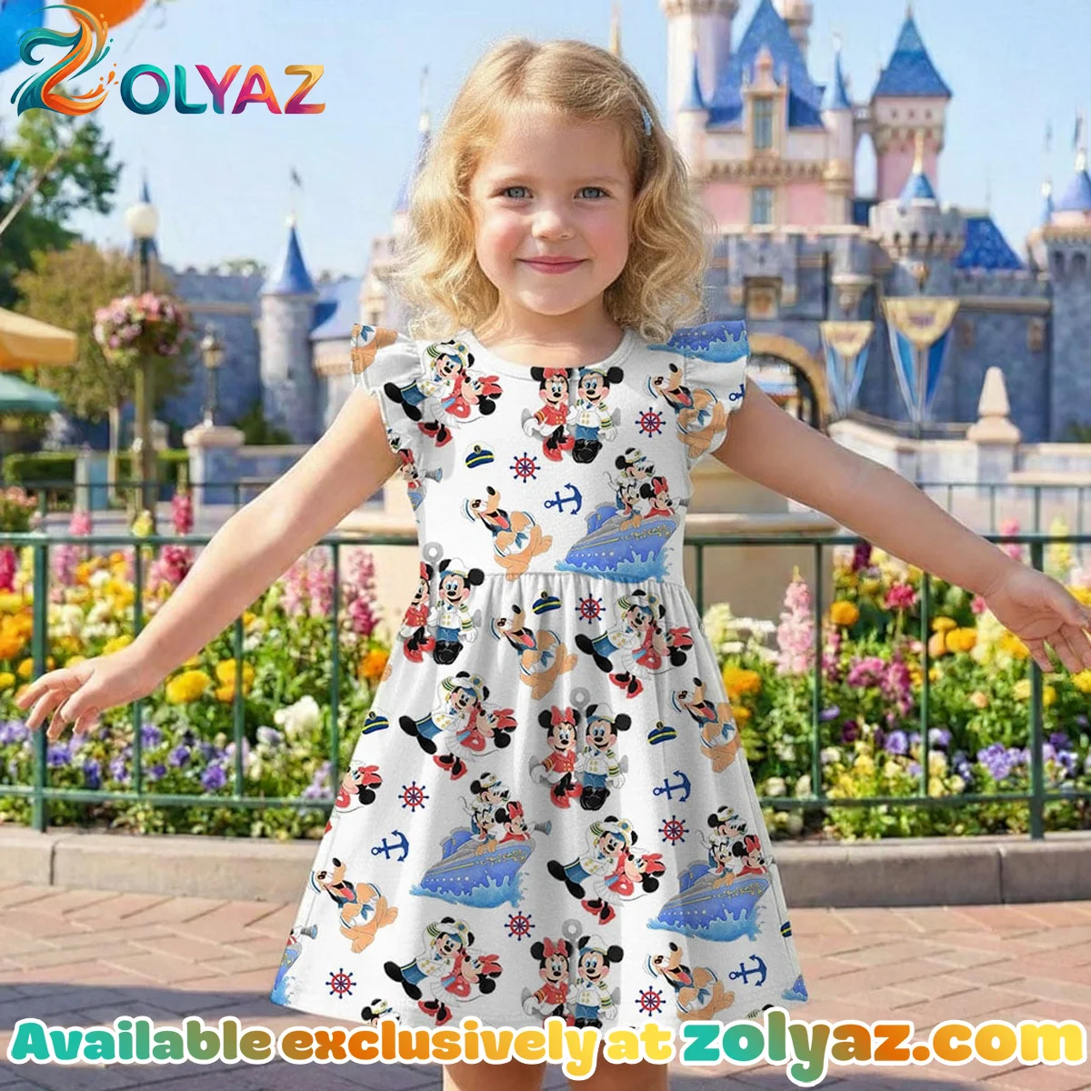 Disney Mickey And Minnie Sailing Skater Dress Disney Mickey And Minnie Sailing Skater Dress