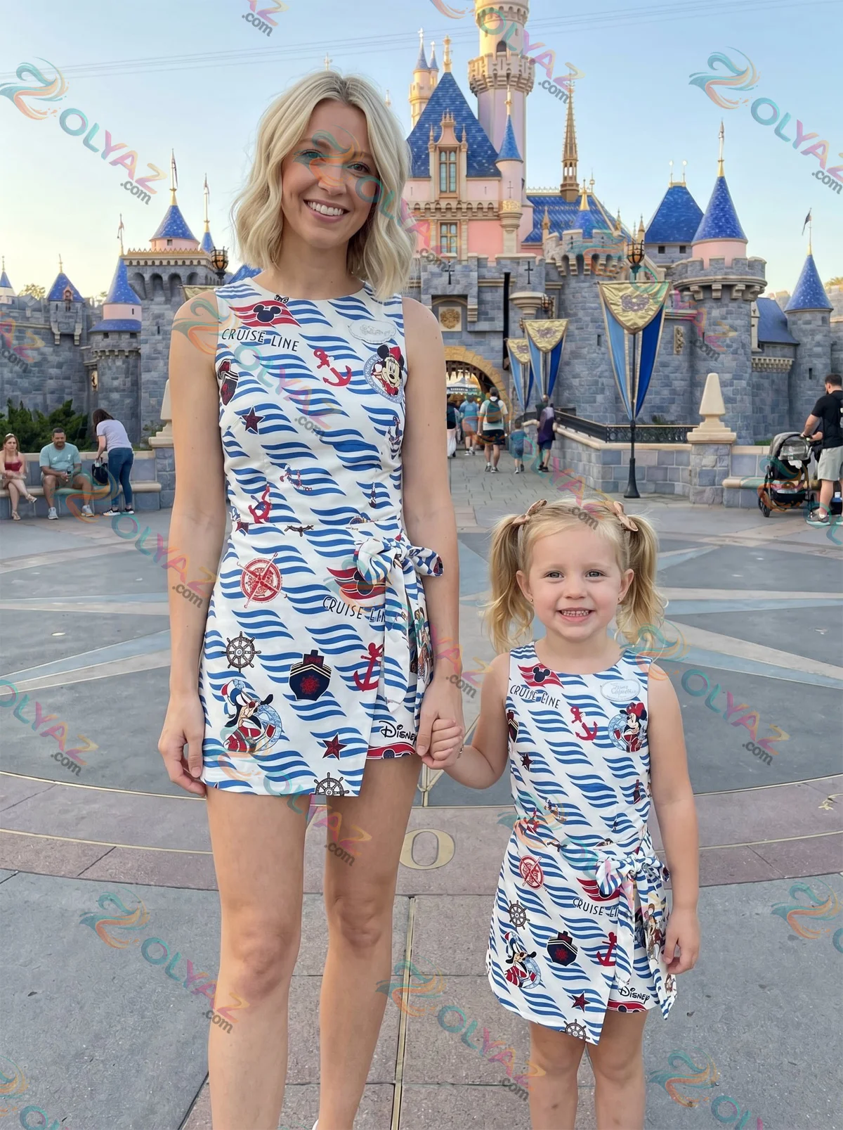 Disney Mickey Athletic Dress - Tennis Dress Skirt Cruise Activewear Set Nautical Mickey Tennis Outfit, Sailor Mickey Set Disney Cruise Gift