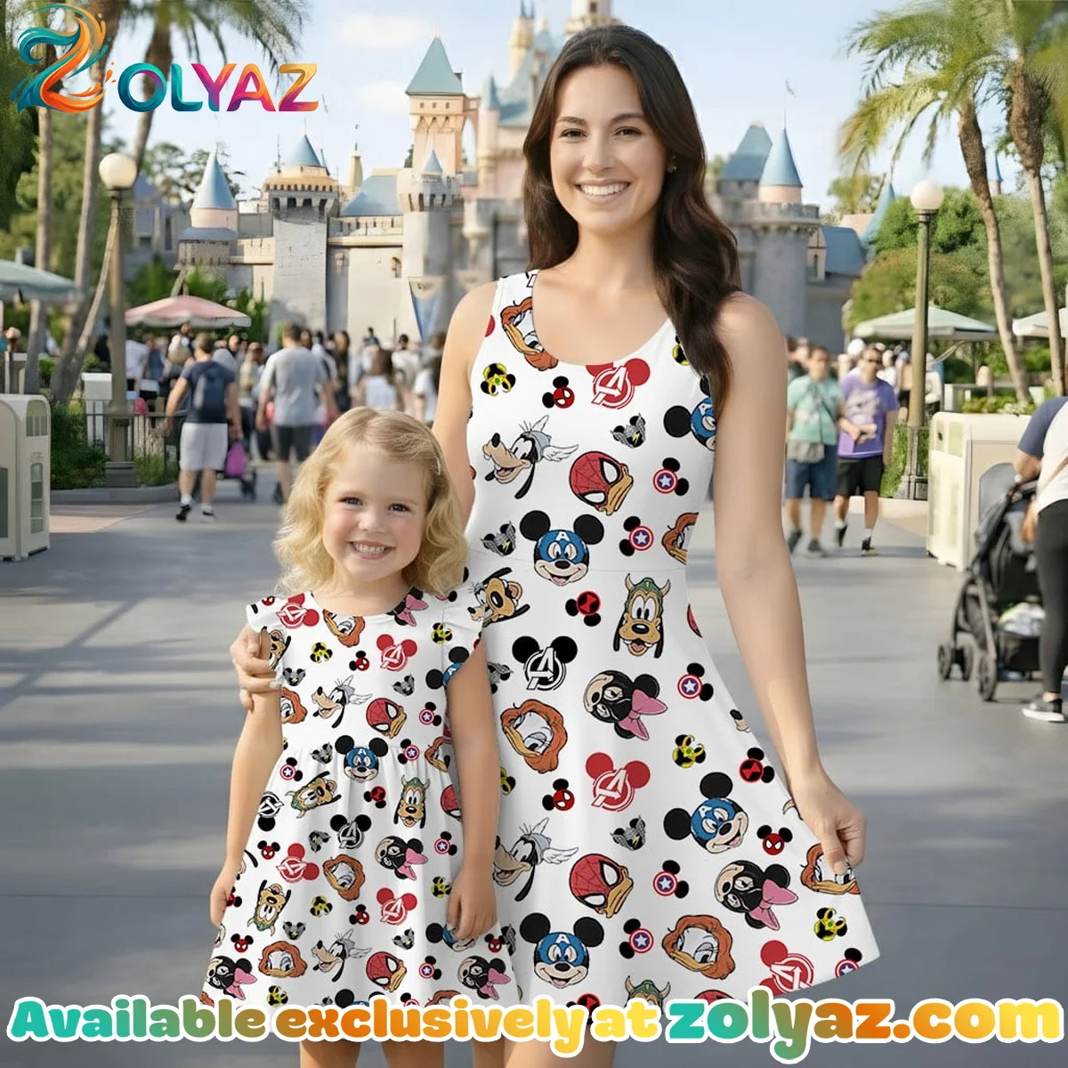 Disney Mickey Avengers Skater Dress