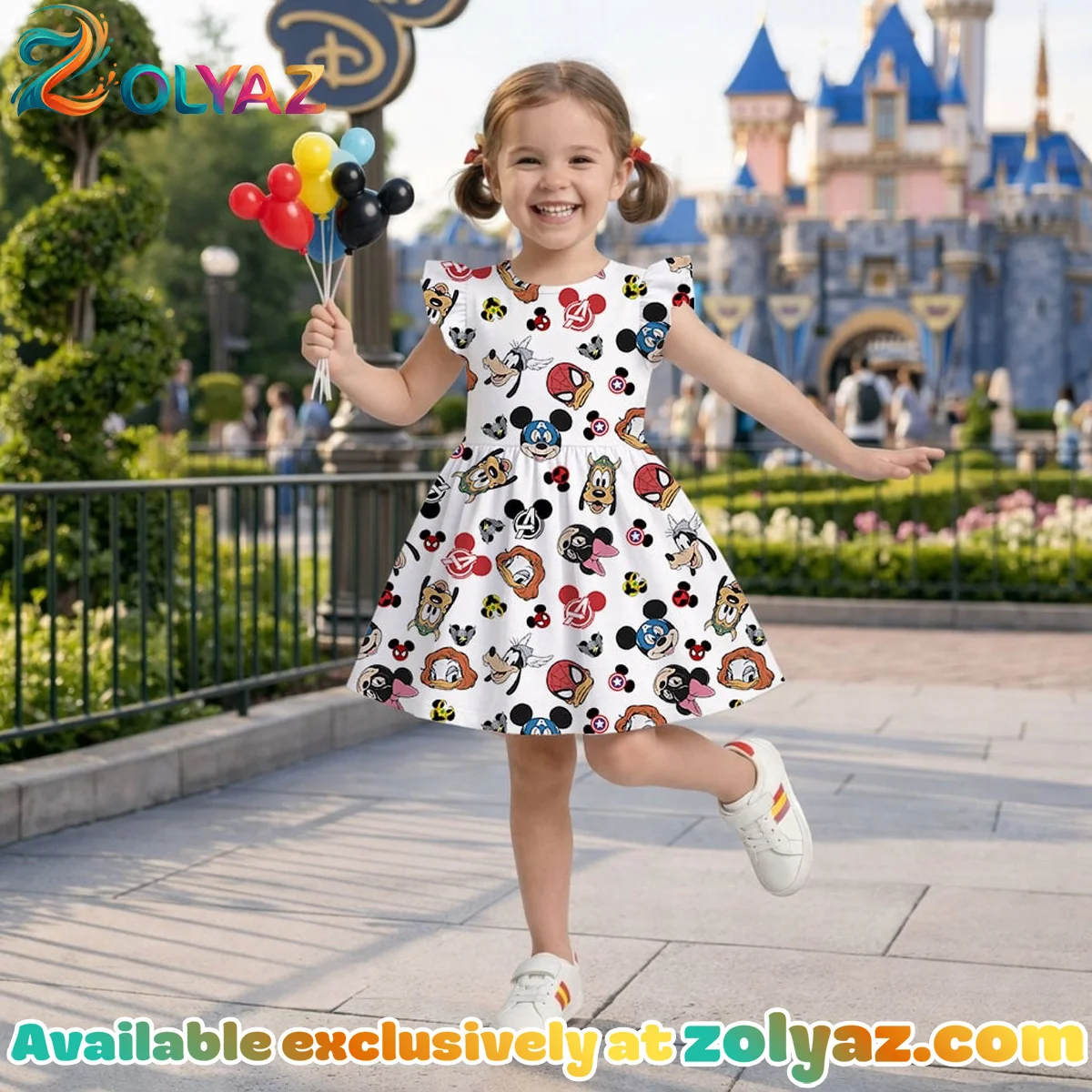 Disney Mickey Avengers Skater Dress Disney Mickey Avengers Skater Dress