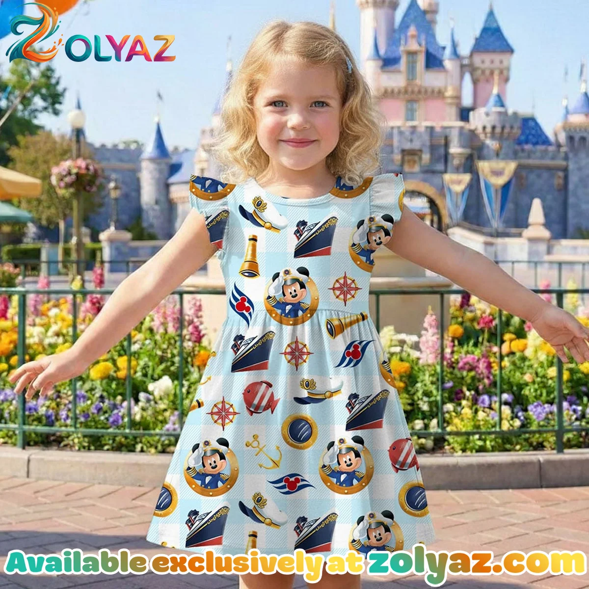 Disney Mickey Skater Dress (Design 1) Disney Mickey Skater Dress (Design 1)