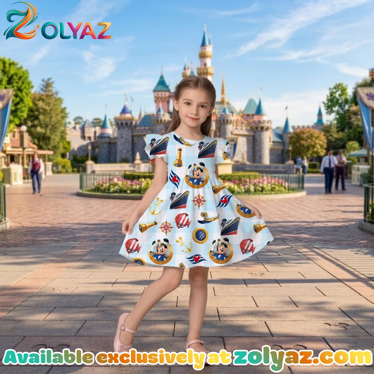 Disney Mickey Skater Dress (Design 1) Disney Mickey Skater Dress (Design 1)
