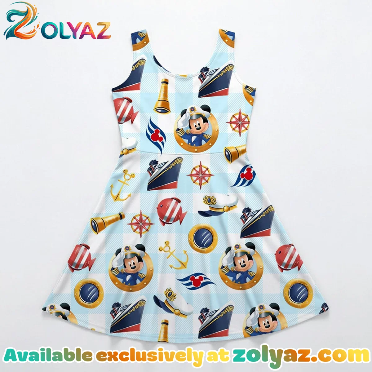 Disney Mickey Skater Dress (Design 1) Disney Mickey Skater Dress (Design 1)