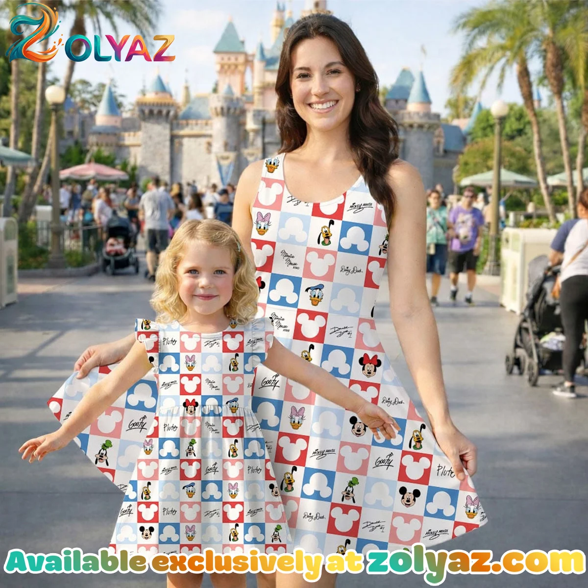 Disney Mickey Friends Skater Dress Disney Mickey Friends Skater Dress