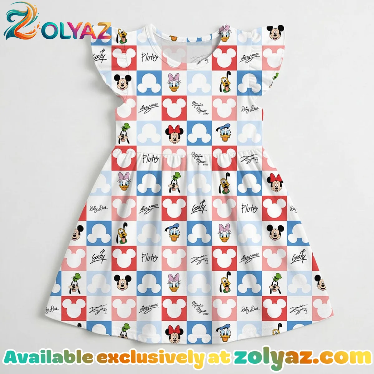Disney Mickey Friends Skater Dress Disney Mickey Friends Skater Dress