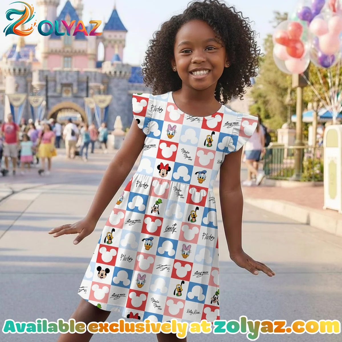 Disney Mickey Friends Skater Dress Disney Mickey Friends Skater Dress