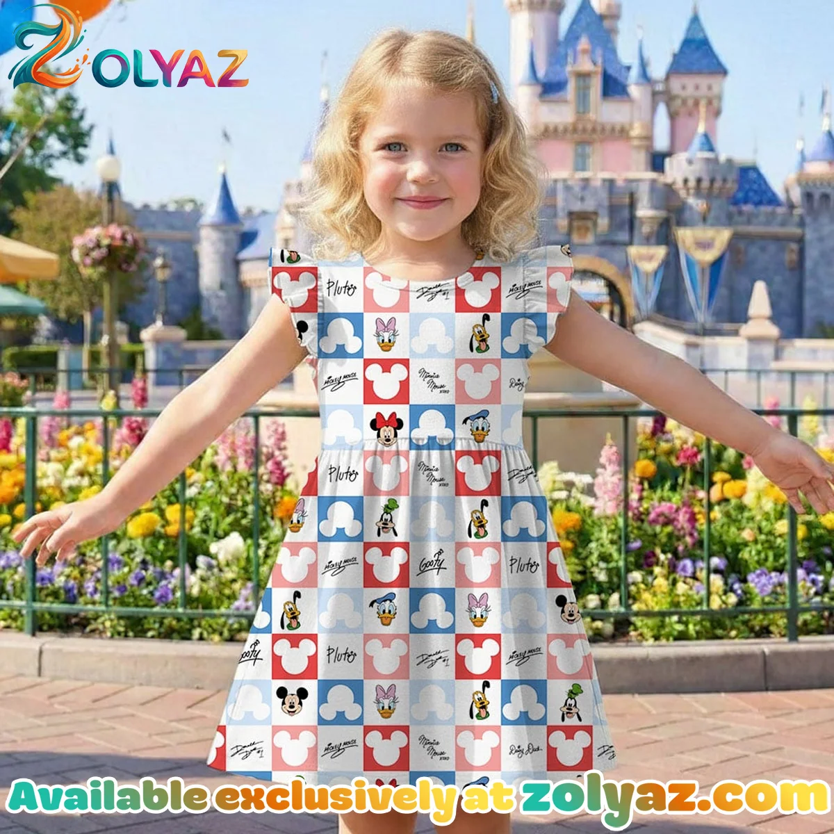 Disney Mickey Friends Skater Dress Disney Mickey Friends Skater Dress